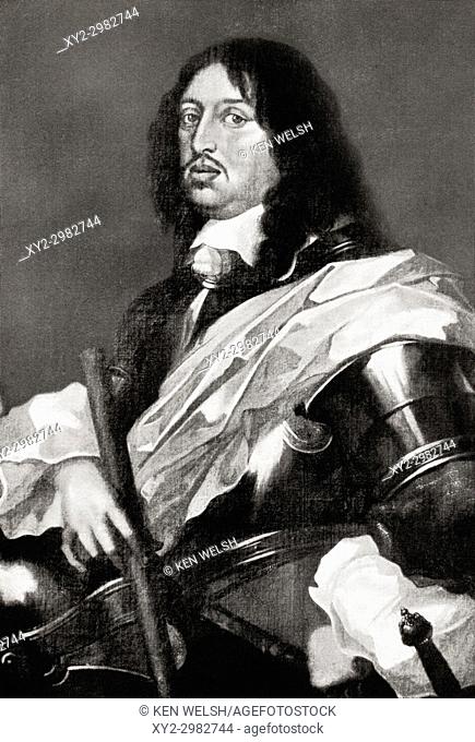 Charles X Gustav, aka Carl Gustav, 1622 - 1660. King of Sweden. From Hutchinson's History of the Nations, published 1915