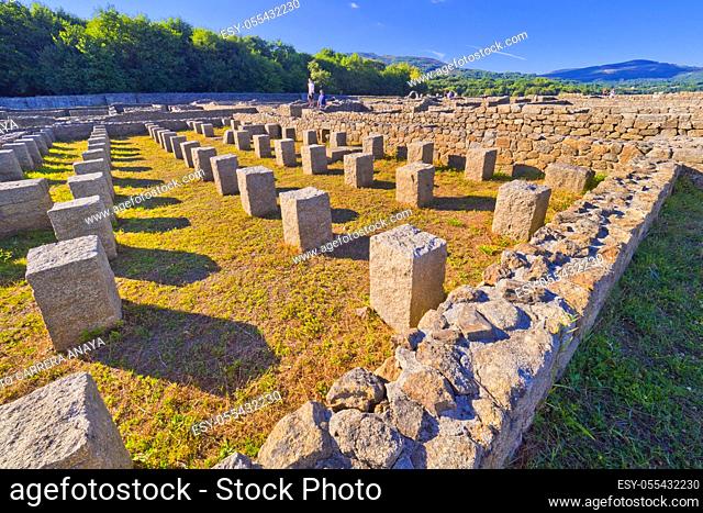 Aquis Querquennis, Roman Archaeological Site, Roman Camp, Baños de Bande, Orense, Galicia, Spain, Europe