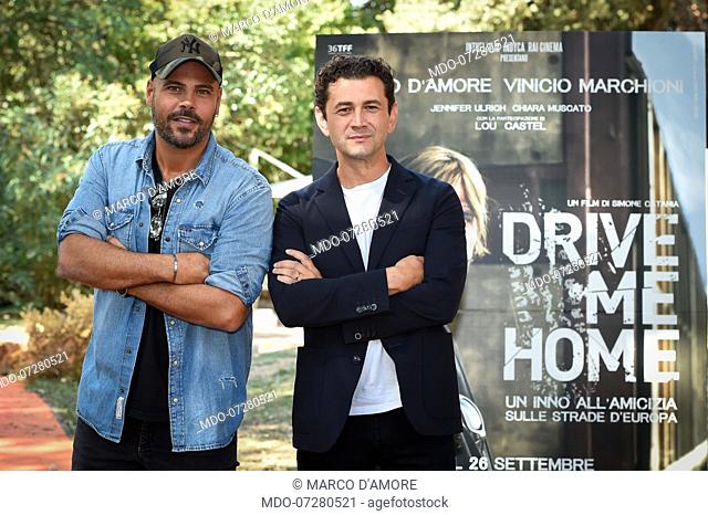Italian actor during the photocall for the presentation of Drive Me Home. Rome (Italy), September 17th, 2019Italian actors Vinicio Marchioni and Marco D'Amore...