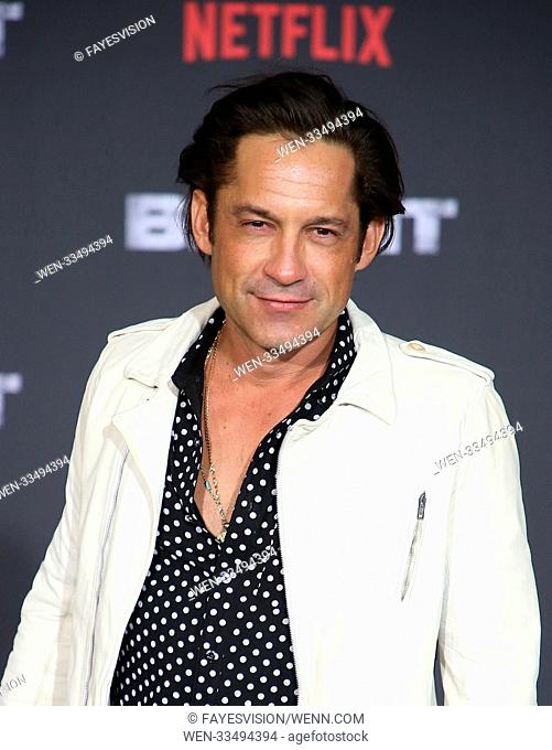 Premiere of Netflix's 'Bright' held at the Regency Village Theatre - Arrivals Featuring: Enrique Murciano Where: Westwood, California