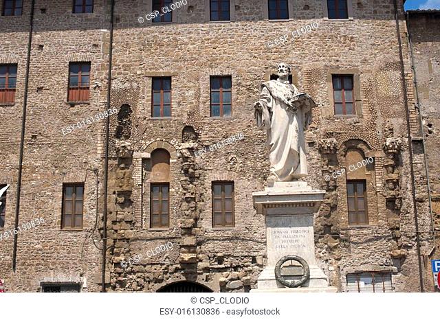 Palestrina (Rome, Lazio, Italy) - Statue of Pierluigi da P