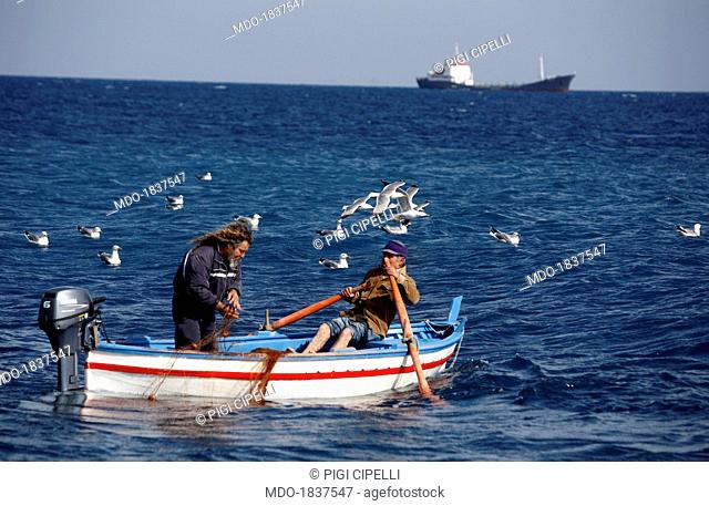 Fishermen from Stromboli