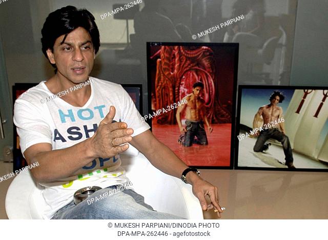 Indian Bollywood Hindi Film actor Shahrukh Khan, Mumbai, Maharashtra, India, Asia