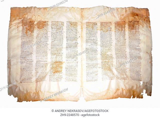 Codex Sinaiticus (Sinai Bible), Saint Catherine's Monastery (Saint Catherine Area), Sinai Peninsula, Egypt