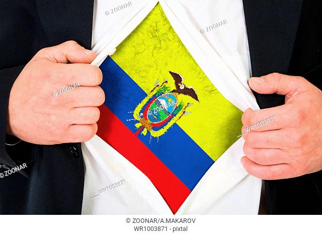 The Ecuador flag