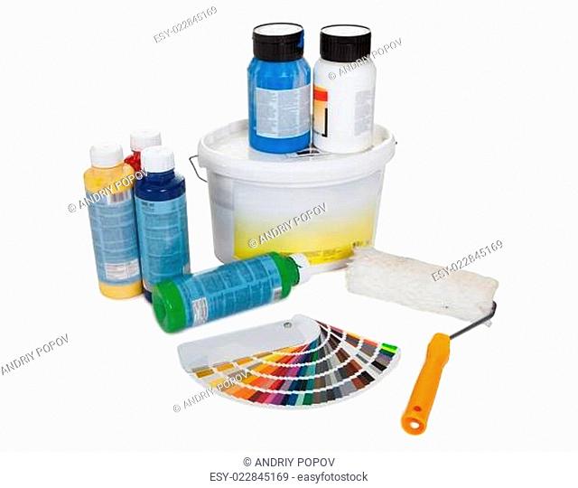 Set of paint tools