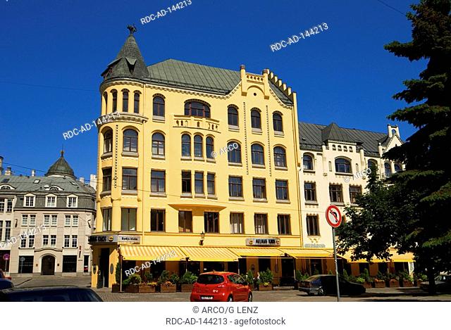 Cat House Riga Latvia Stock Photo Picture And Rights Managed Image Pic Rdc Ad Agefotostock