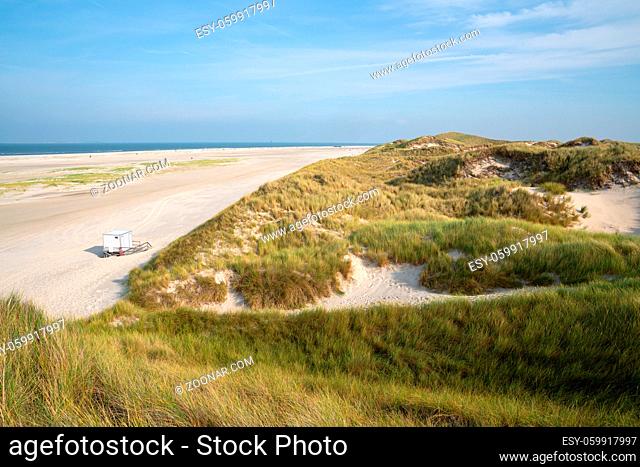 Beach at the coastline of Amrum, North Frisia, Germany