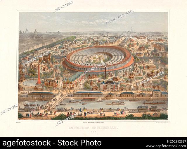 The 1867 Exposition Universelle in Paris (Exposition Universelle de 1867), 1867. Creator: Rivière, Charles (1848-1920)
