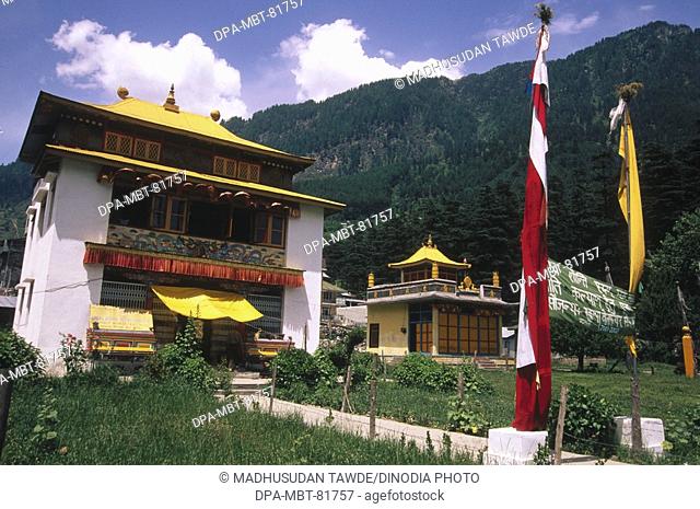 Tibetan monastery , manali , himachal pradesh , india