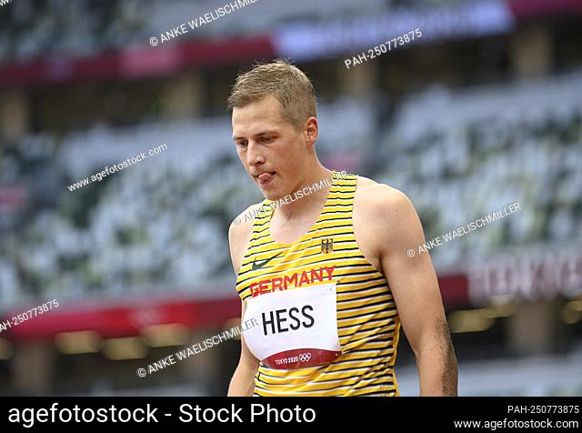 Max HESS (GER), disappointed, disappointed, disappointment, disappointment, athletics, men's triple jump, men's triple jump, on August 03