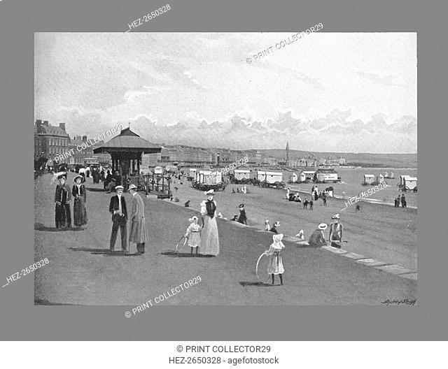 Weymouth seafront, c1900. Artist: Wheeler and Co