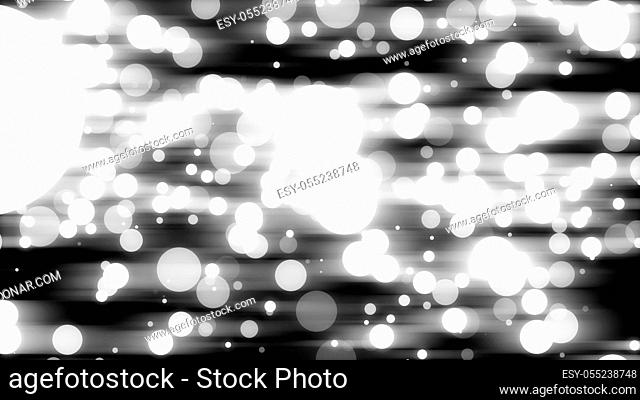 Abstract background with silver particles. 3d rendering