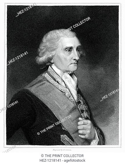 George Brydges Rodney, 1st Baron Rodney, British naval officer, (1833). Rodney (1718-1792) served as commander-in-chief of the Leeward Islands
