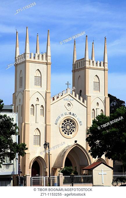 Malaysia, Melaka, Malacca, Church of St Francis Xavier