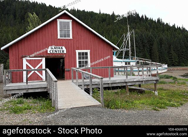 Ketchikan is an Alaskan city located off the Inside Passage, a popular cruise route that runs along the southeastern coast of the state