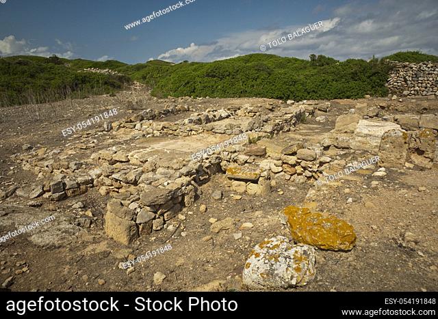 Basilica Paleocristiana, Yacimiento arqueologico, Sa Nitja. (2011). Menorca. Balearic Islands. Spain