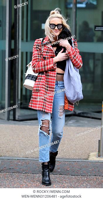 Stephanie Pratt seen leaving the ITV studios where she had attended a meeting with producers regarding her own show, to be screened in the USA Stephanie carried...