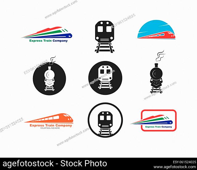 train vector icon illustration design template