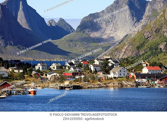 Reine village, Lofoten Islands, Nordland, Norway, Scandinavia, Europe
