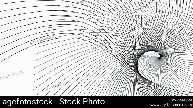 Morphing Mesmerizing Lines Abstract Pattern Art
