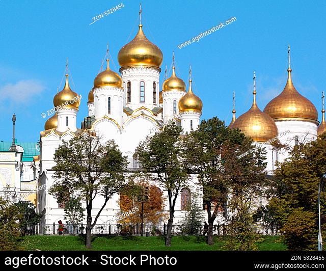 Cathedral of the Assumption and the Annunciation Cathedral in the Moscow Kremlin