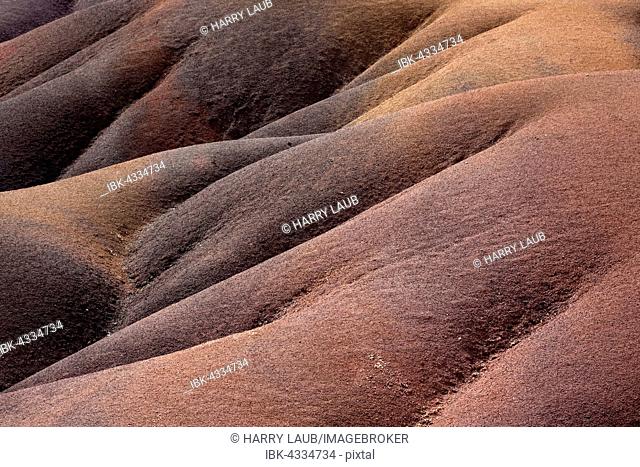 Seven Coloured Earths of Chamarel, Detail, Chamarel, Mauritius