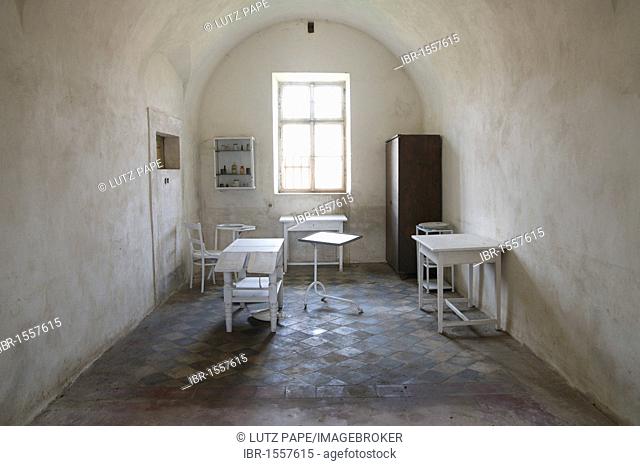 Medical room, Gestapo prison, prison of the secret state police of Nazi Germany, Terezin, Czech Republic, Europe