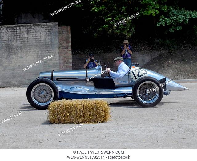 110th Anniversary of Brooklands Motor Racing circuit 110 years to the day that it opened. Images include the re-opening of the original Finishing Straight