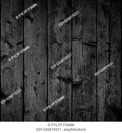 Realistic texture wood planks with natural structure. Empty black and white background square size. Vector illustration design elements save in 10 eps