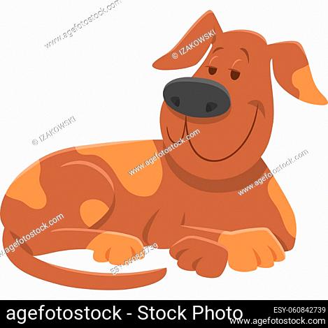 Sleepy dog cartoon Stock Photos and Images | agefotostock