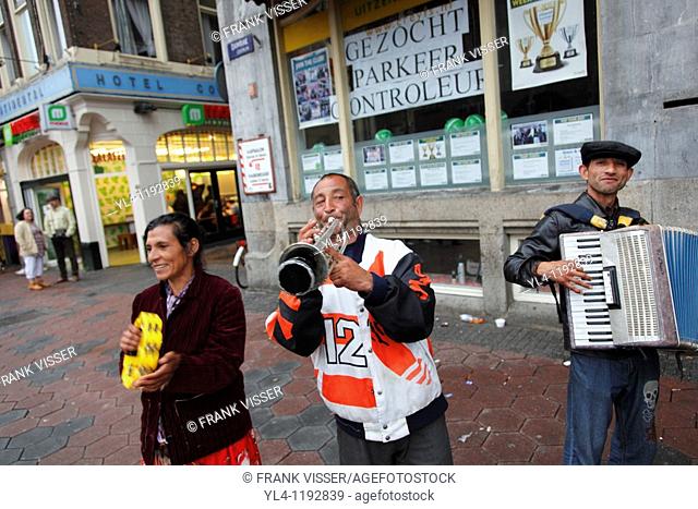 Street musicians, Amsterdam, The Netherlands