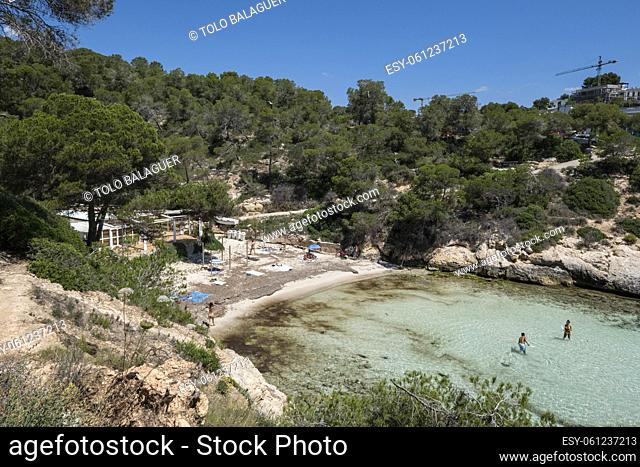 El Mago beach, Calvia, Mallorca, Balearic Islands, Spain