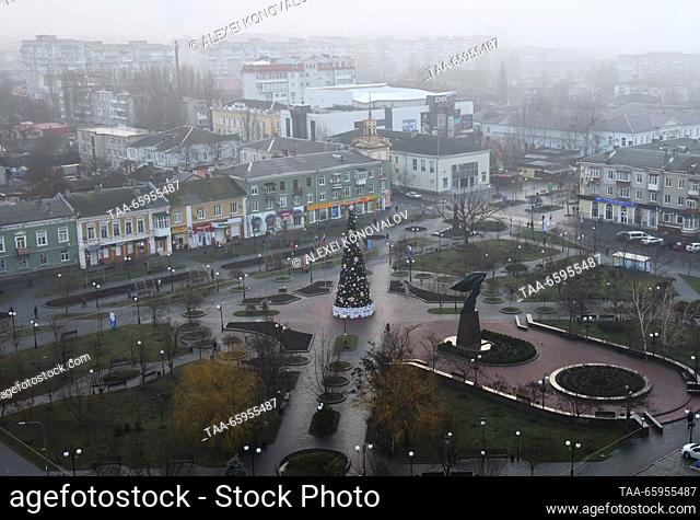 RUSSIA, ZAPOROZHYE REGION - DECEMBER 19, 2023: A view of the city of Berdyansk. Alexei Konovalov/TASS