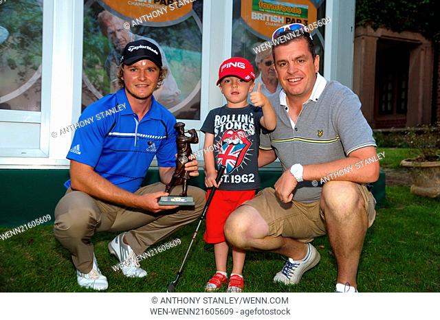 Celebrities and professionals attending the Farmfoods British Par 3 Championship 2014 - Day 3 Featuring: Eddie Pepperell Where: Berkswell