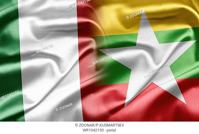 Italy and Myanmar
