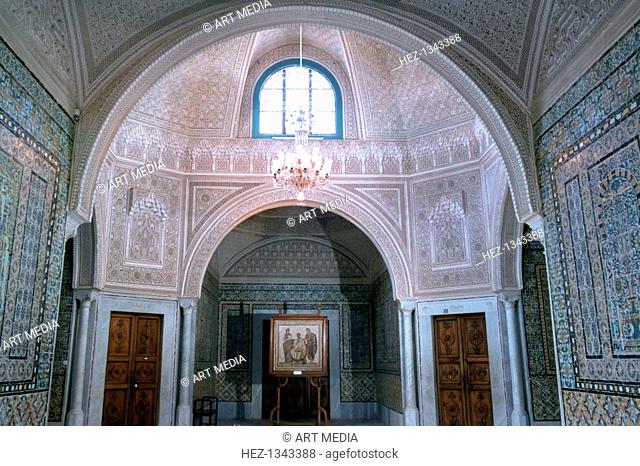 The Virgil Room, Bardo Museum, Tunisia. This was originally the centre of a harem