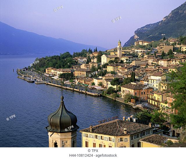 Holiday, Italian Lakes, Italy, Europe, Lago Di Garda, Lake Garda, Lakeside, Limone, Mountains, Town View, Travel, Wa