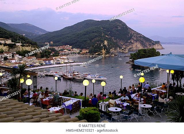Greece, Epirus, Parga, port