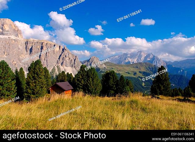 Marmolata in den italienischen Dolomiten - Marmolada mountain in italianDolomites
