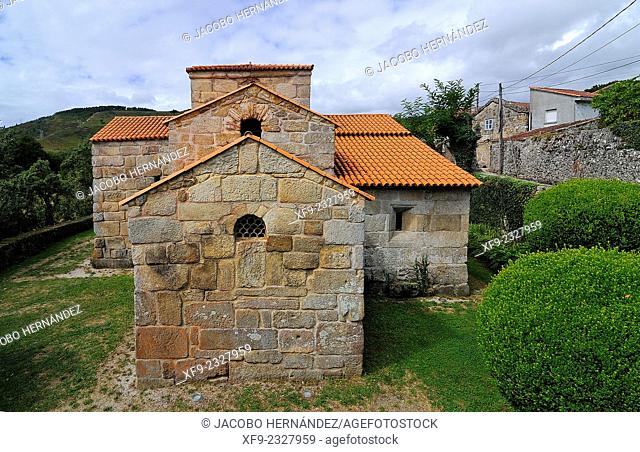 Visigothic church of Santa Comba in Bande.Ourense province.Galicia.Spain