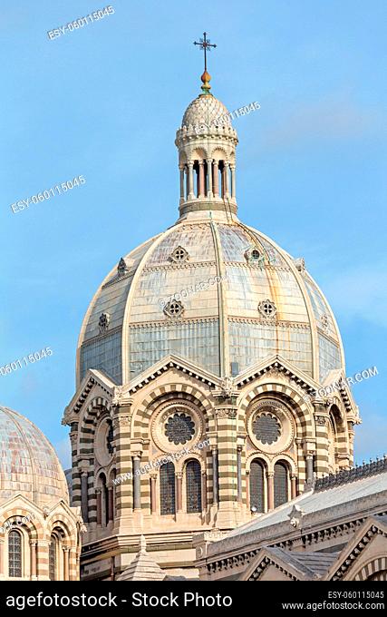 Roman Catholic Cathedral Landmark in Marseille France