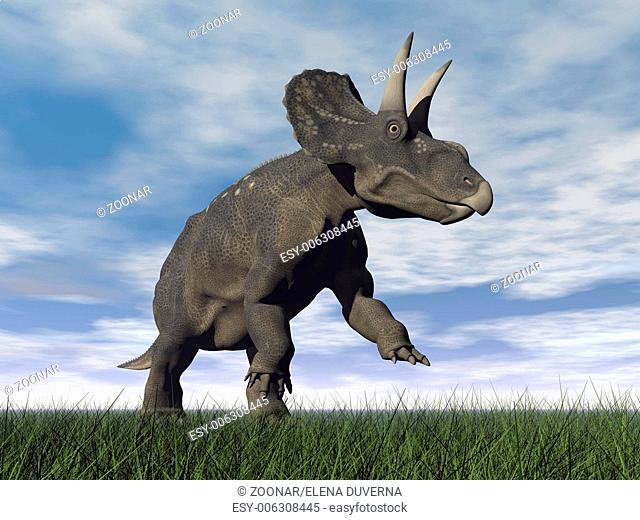 Diceratops dinosaur - 3D render