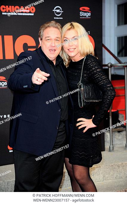 Premiere of 'Chicago - Das Musical' at Theater des Westens. - Arrivals Featuring: Oliver Kalkofe, Connie Kalkofe Where: Berlin
