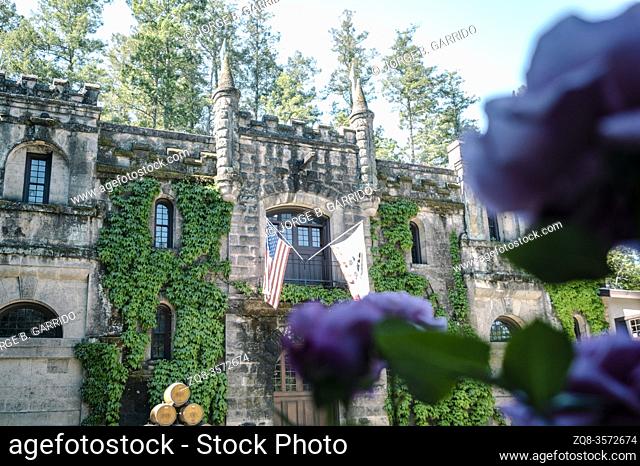 Chateau Montelena Winery. Winery founded in 1882 in a castle with landscaped gardens, offering daily tastings & weekday tours. Napa Valley, California