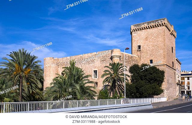 El palacio de Altamira, sede del Museo Arqueológico y de Historia de Elche. Alicante. Valencian Community, Spain