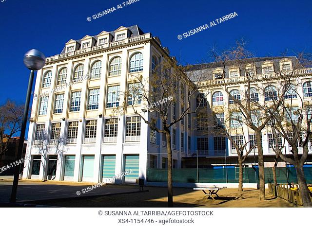 Can Felipa. crossroad Pallars and Maria Aguilo, Poble Nou district, Barcelona, Spain, Europe.Former textile factory (1855)