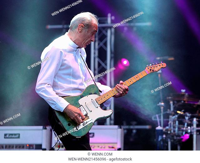 Status Quo headline The Zippo Encore stage on day 2 of Download Festival at Donnington Park Featuring: Francis Rossi Where: Castle Donnington