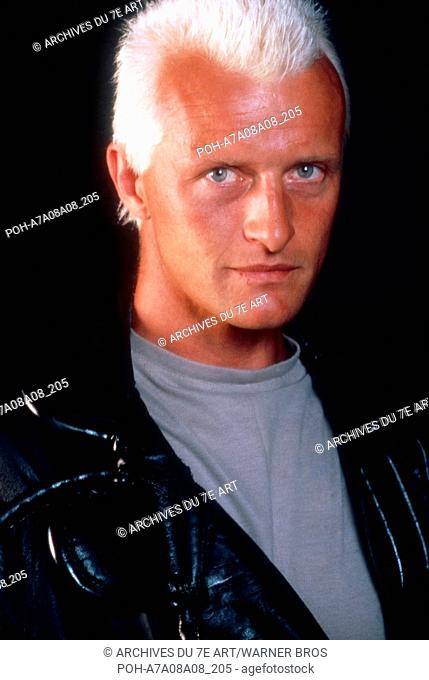 Blade Runner  Year : 1982 USA  Rutger Hauer  Director: Ridley Scott Photo: Stephen Vaughan. It is forbidden to reproduce the photograph out of context of the...
