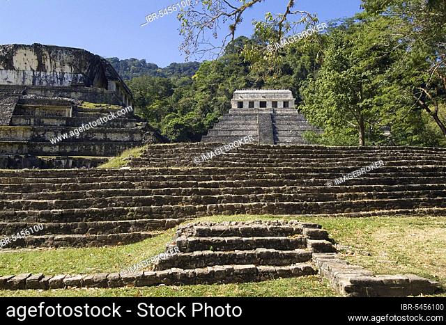 Temple of the Inscriptions, Templo las Inscripciones, Palenque, Chiapas, Mexico, Central America